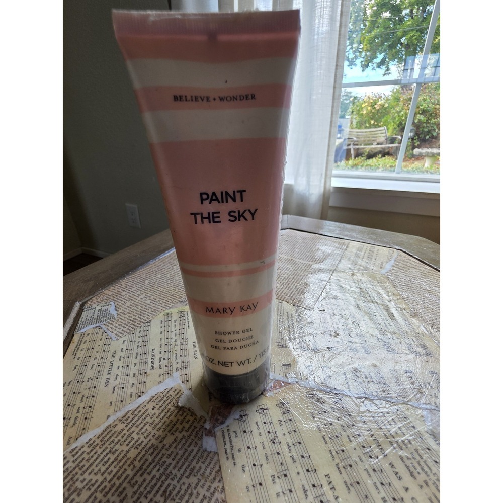 NEW Mary Kay Paint the Sky Shower Gel 4 Oz SEALED Believe + Wonder